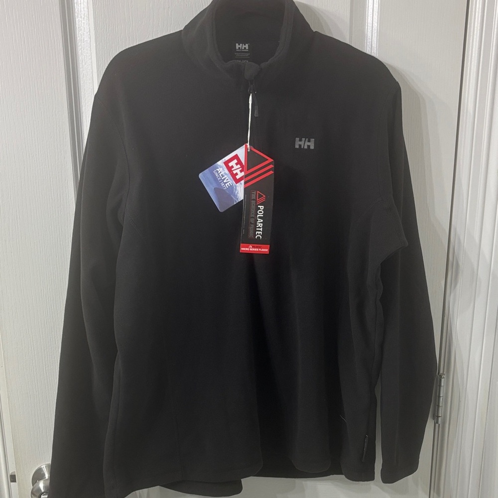Helly Hansen Womens Black Fleece Performance Pullover